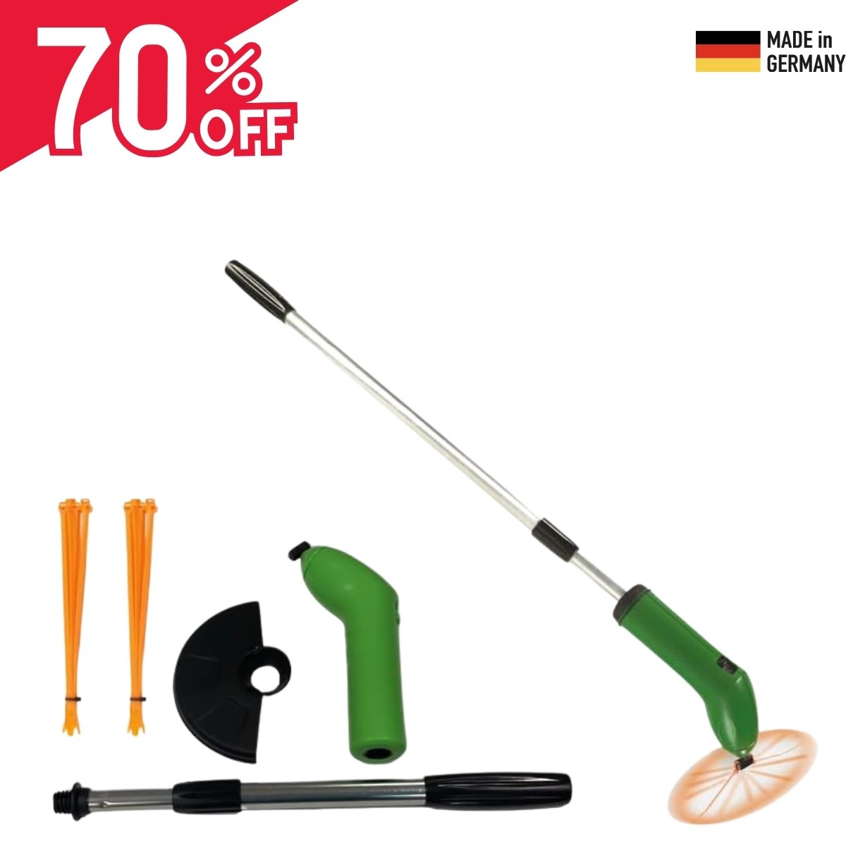 Trimmer de Iarbă ProHausKart în acțiune