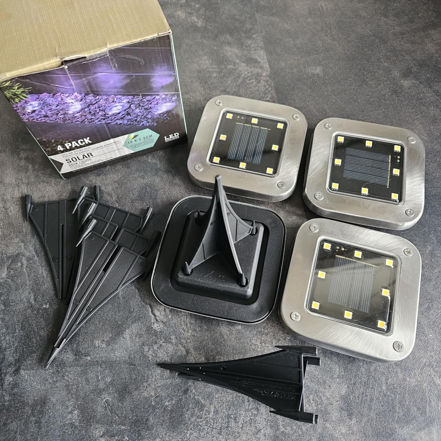 Weather resistant solar lights