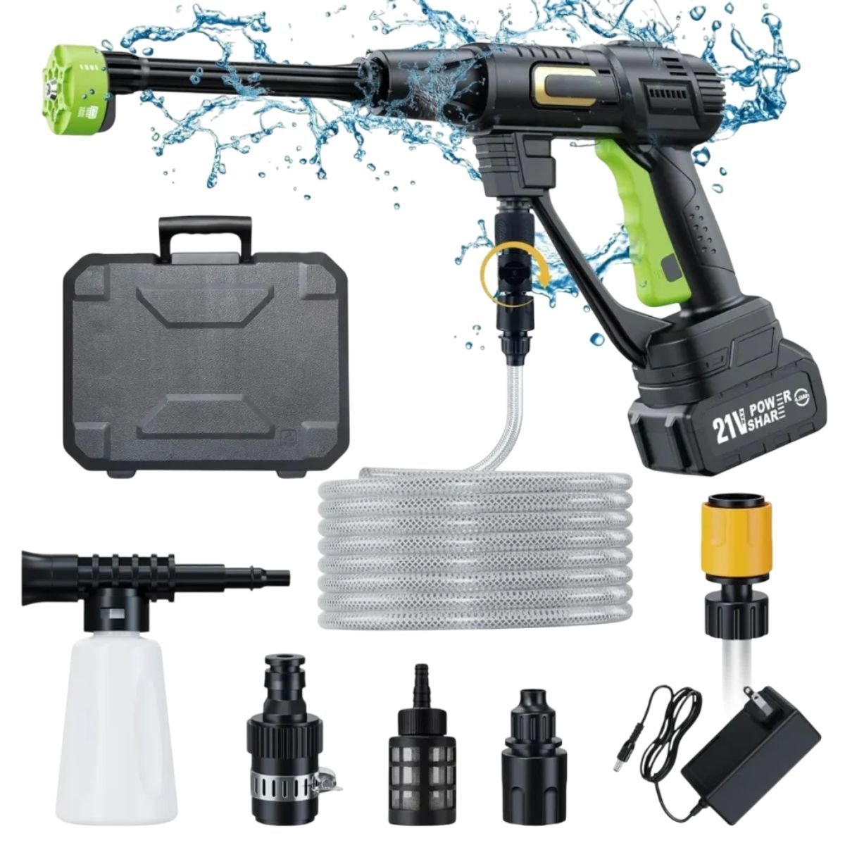 Aparat de Spălat cu Presiune Fără Fir