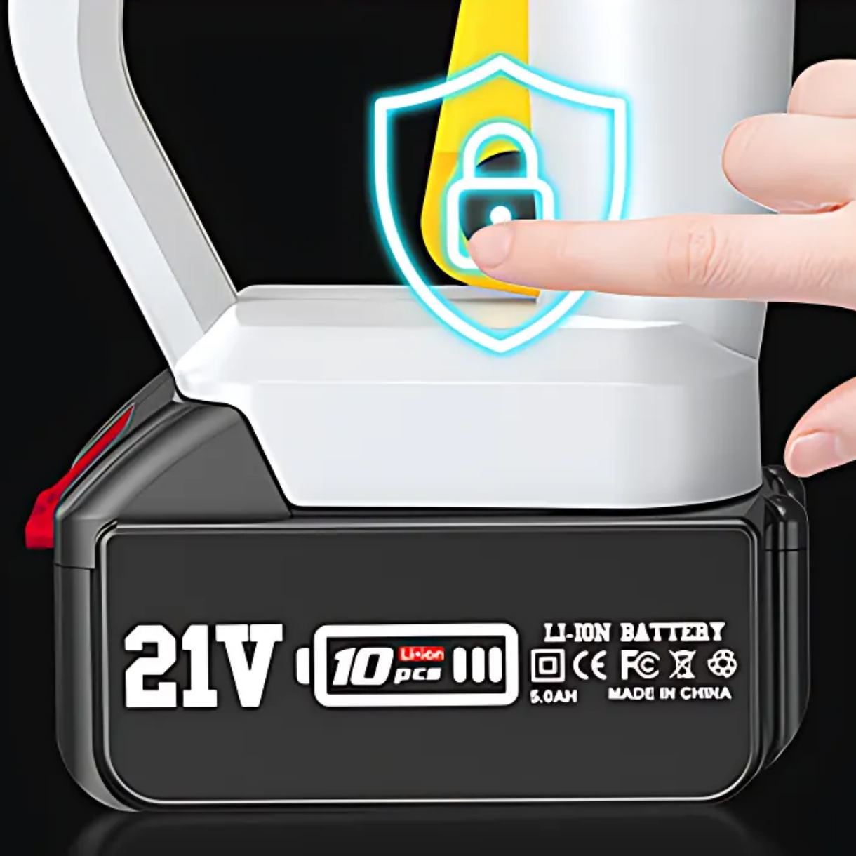 Buton cu auto-blocare