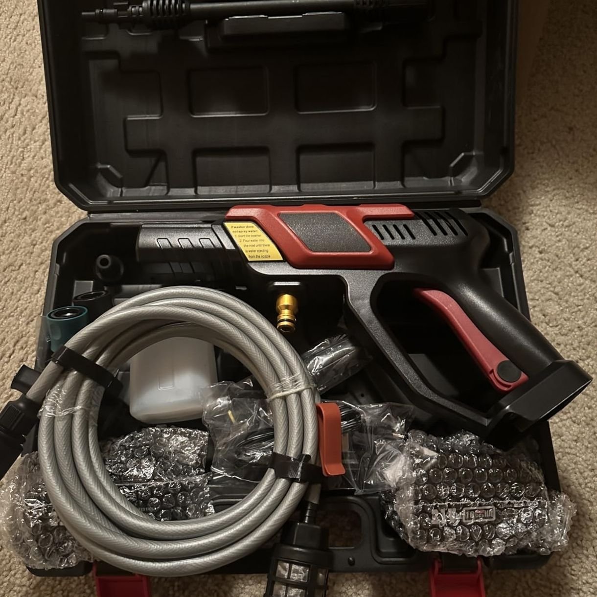 Pressure washer cleaning