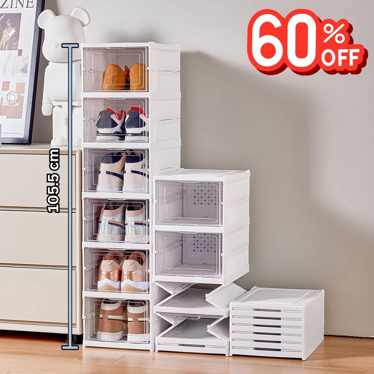 ShoeVault Elite 6T Organizator Încălțăminte